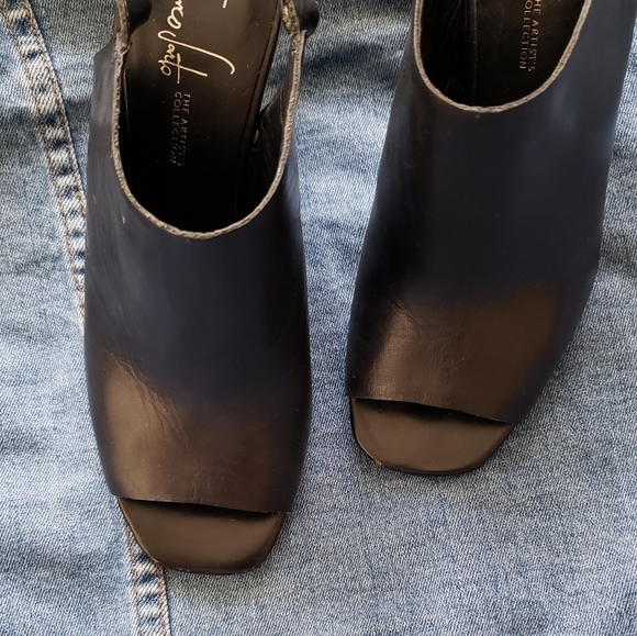 Franco Sarto slingback open toe heels - Picture 4 of 7